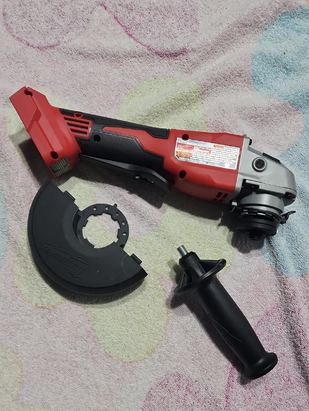 Milwaukee Brushless Angle Grinder 18V Li-Ion 4-1/2" 5" Red Black Tested NEW